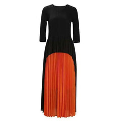 Luxury Pleated Asymmetric Dress