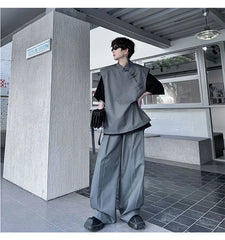 Men's Japanese Bushido Streetwear Baggy Set