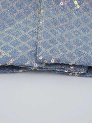 Luxe Shimmering Wrap Blazer