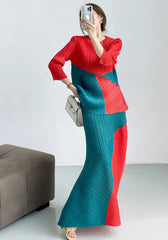 Petite Luxe Japanese Pleats Skirt Set