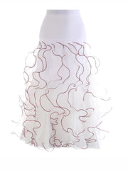 Couture Tiered Organza Skirt