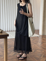 Luxe Linen Blend Midi Dress