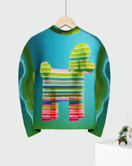 Modern Pleated Knit Top