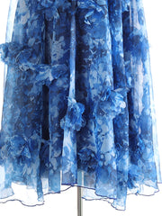 Floral Appliqué Pull-On Skirt