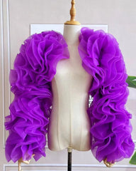 Luxury Ruffle Sleeve Bolero