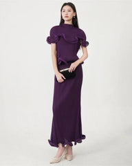 Premium Plissé Skirt 2-Piece