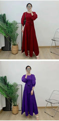 Truly Pleated Loose Long Dress