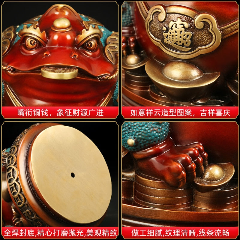 🌟🐸 Unlock Wealth, Success, and Good Luck! Golden Toad | Feng Shui 🐸🌟