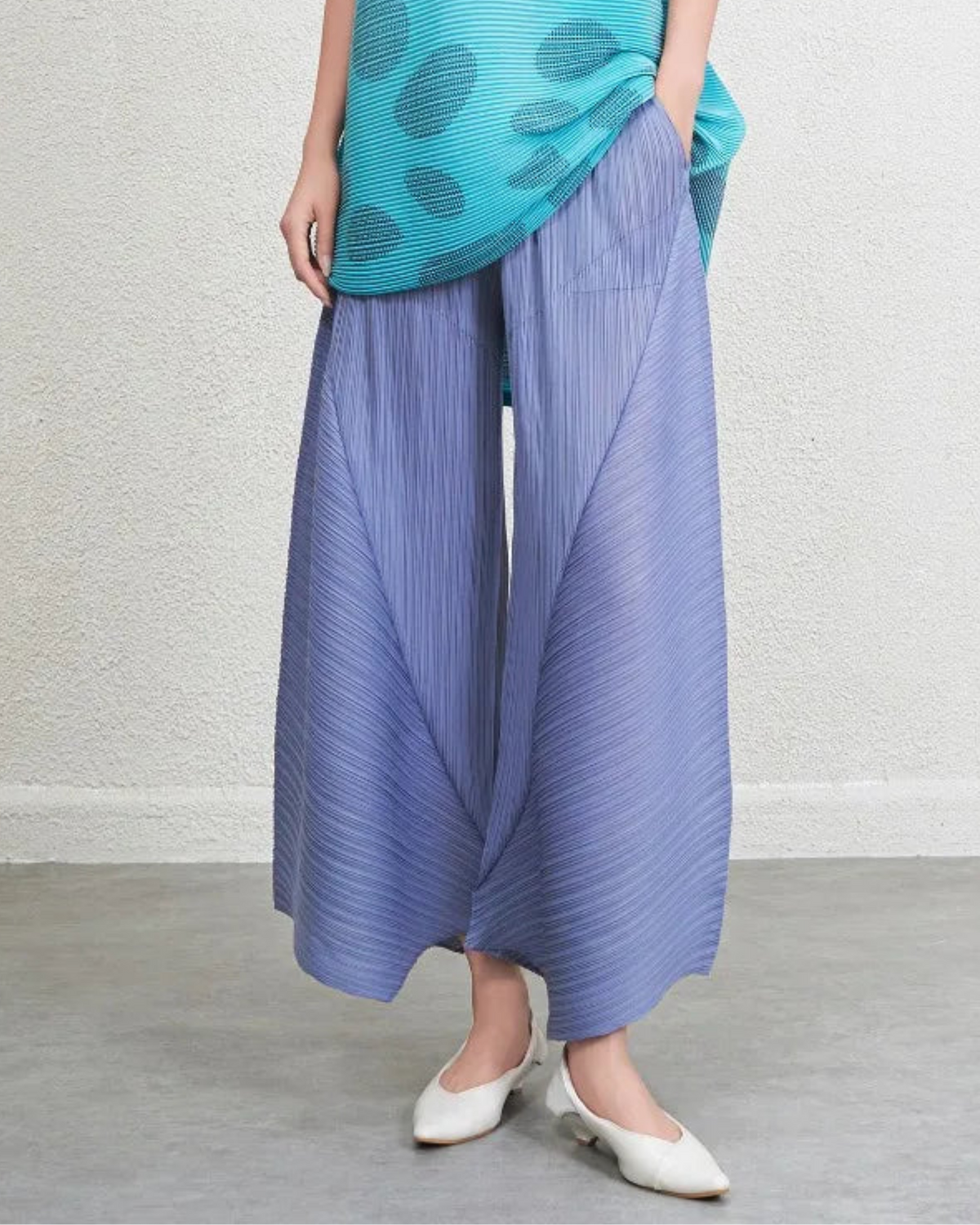 Premium Plissé Pleated Trousers