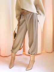HEYFANCYSTYLE Chic High-Waisted Wide Leg Pants