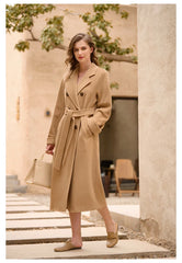 Luxury Cashmere Wool Long Coat