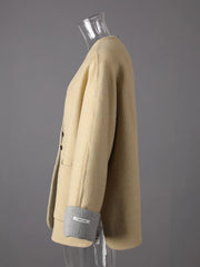 Premium Wool-Blend Oversized Coat