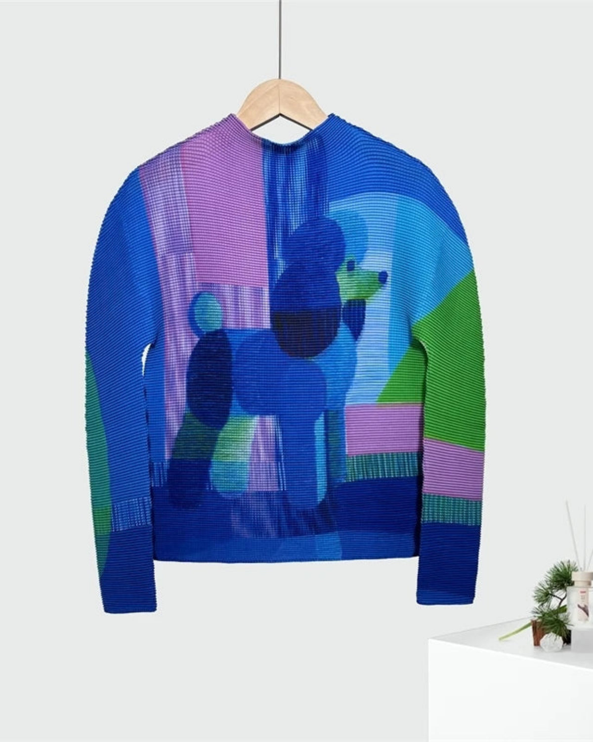 Modern Pleated Knit Top