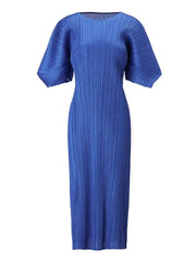 Luxury Formal Pleats Travel Dress