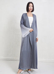 Luxury Pleats Longline Duster
