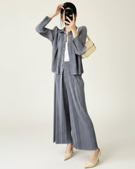 Cozy Pleated 2-Piece Set