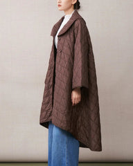 Luxury Asymmetrical Pleated Coat