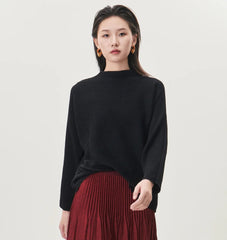 Luxury Relaxed-Fit Pleated Top