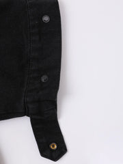 New! Women's 2 Piece Supreme Black Cargo Denim Set