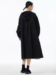 Everyday Oversized Hooded Long Coat