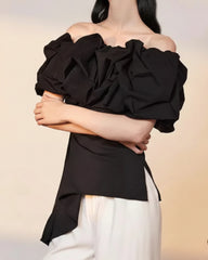 Asymmetrical Off-Shoulder Top
