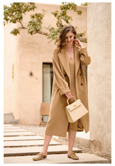 Luxury Cashmere Wool Long Coat