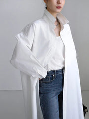 Anastasia Casual Long Oversized Blouse