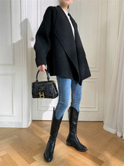 Luxury Thick Double-Knit Cardigan