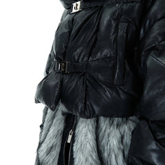 Men's Faux Fur Hooded Parka - Streetwear Icon