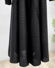 Luxury Pleated Modest Dress