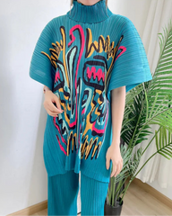 Luxury Pleated Tunic Top