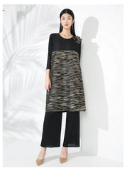 Couture Two-Piece Set: Truly Pleated Pant & Top