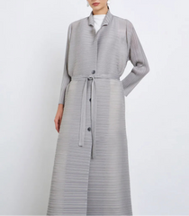 Premium Long Pleated Coat