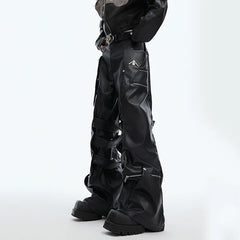 Men's Vortex Faux Leather Baggy Pants | Special Edition