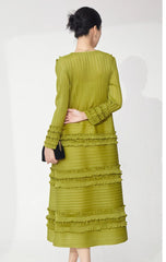 Premium Pleated Stretchy Dress
