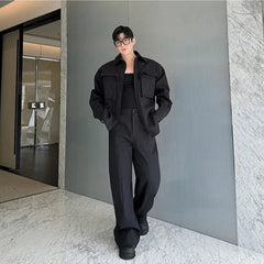 Men's Oversized Pockets Top + FREE Wide Leg Pants