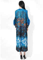 Luxury Geometric Plissé  Dress