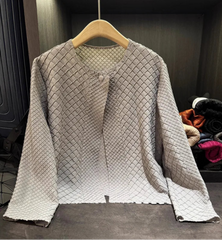 Luxe Lightweight Pleated Cardigan