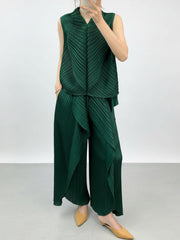 Luxury Plisse Pants Set