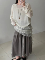 Luxury Japanese Velvet Skirt