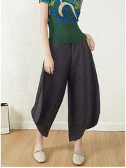 HEYFANCYSTYLE Tokyo Pleated Balloon Ankle Pants