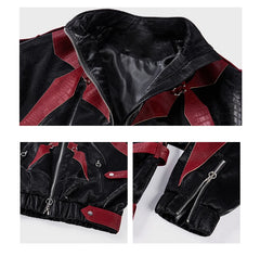 Men's Trendsetter Black Faux Leather Jacket | Luxe Streetwear