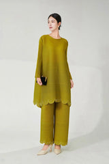 Luxury Pleated Trouser 2-Piece Set