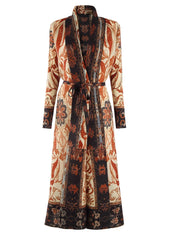 Luxury Plissé Stretchy Long Coat