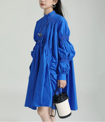 Luxury Cinched Waist Shirtdress