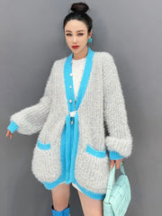 Classic Mohair Knit Cardigan for Supreme Comfort
