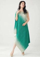 Luxury Pleats Asymmetric Dress