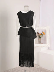 Truly Pleated Tank Top & Skirt