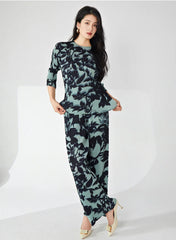 Luxury Formal Pleats Pant Set