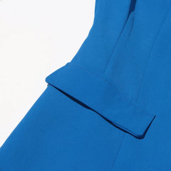Luxury Draped Scarf Blazer
